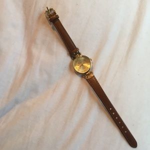 Anne Klein Leather Watch